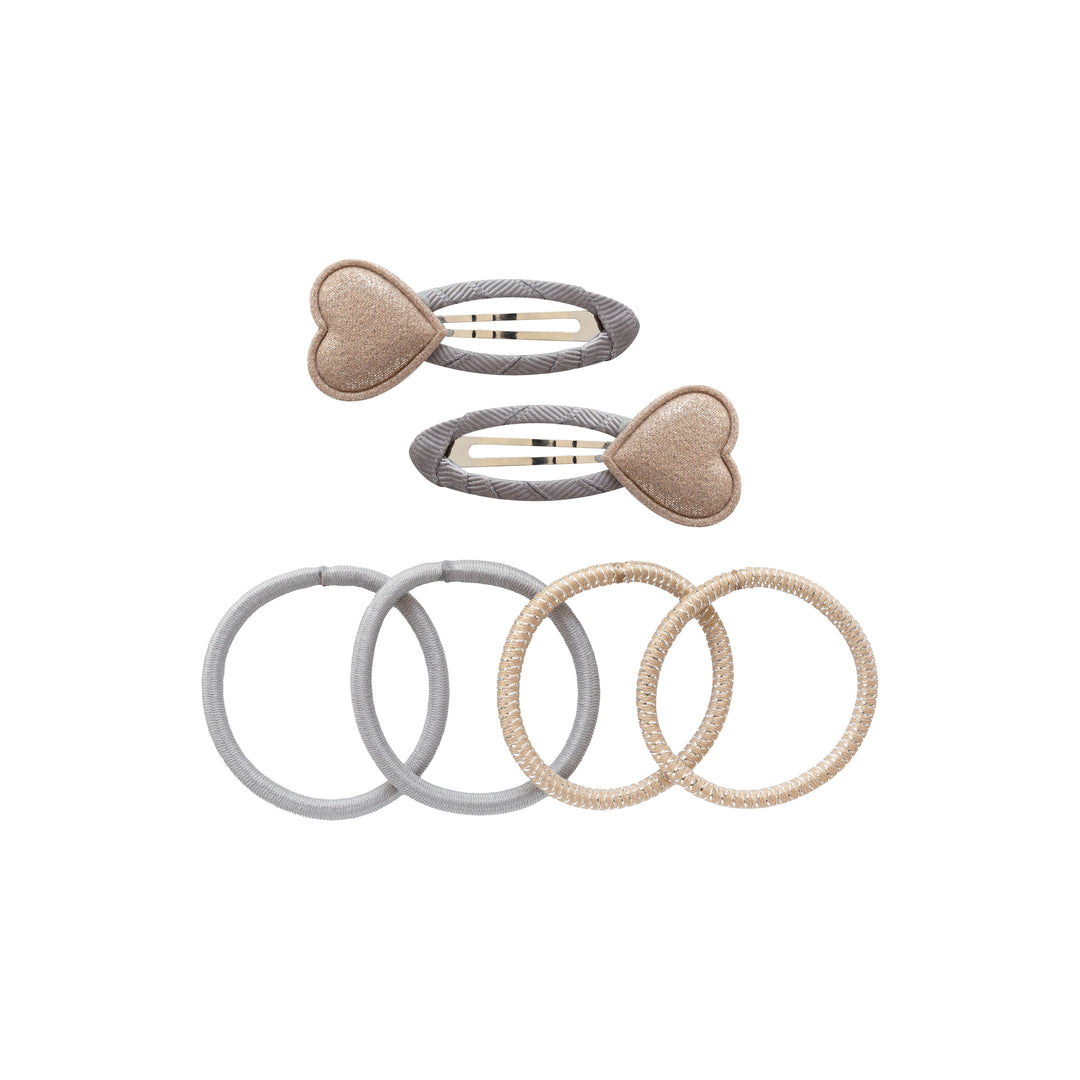 Solo Heart Snaps and Ponies Set | roasted chestnut