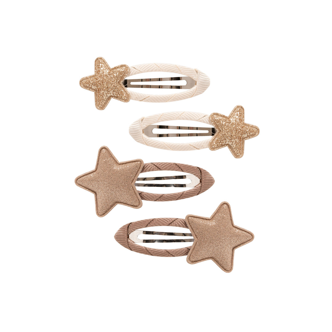 Sternenpaar Haarklammer Set | goldrush/mocca
