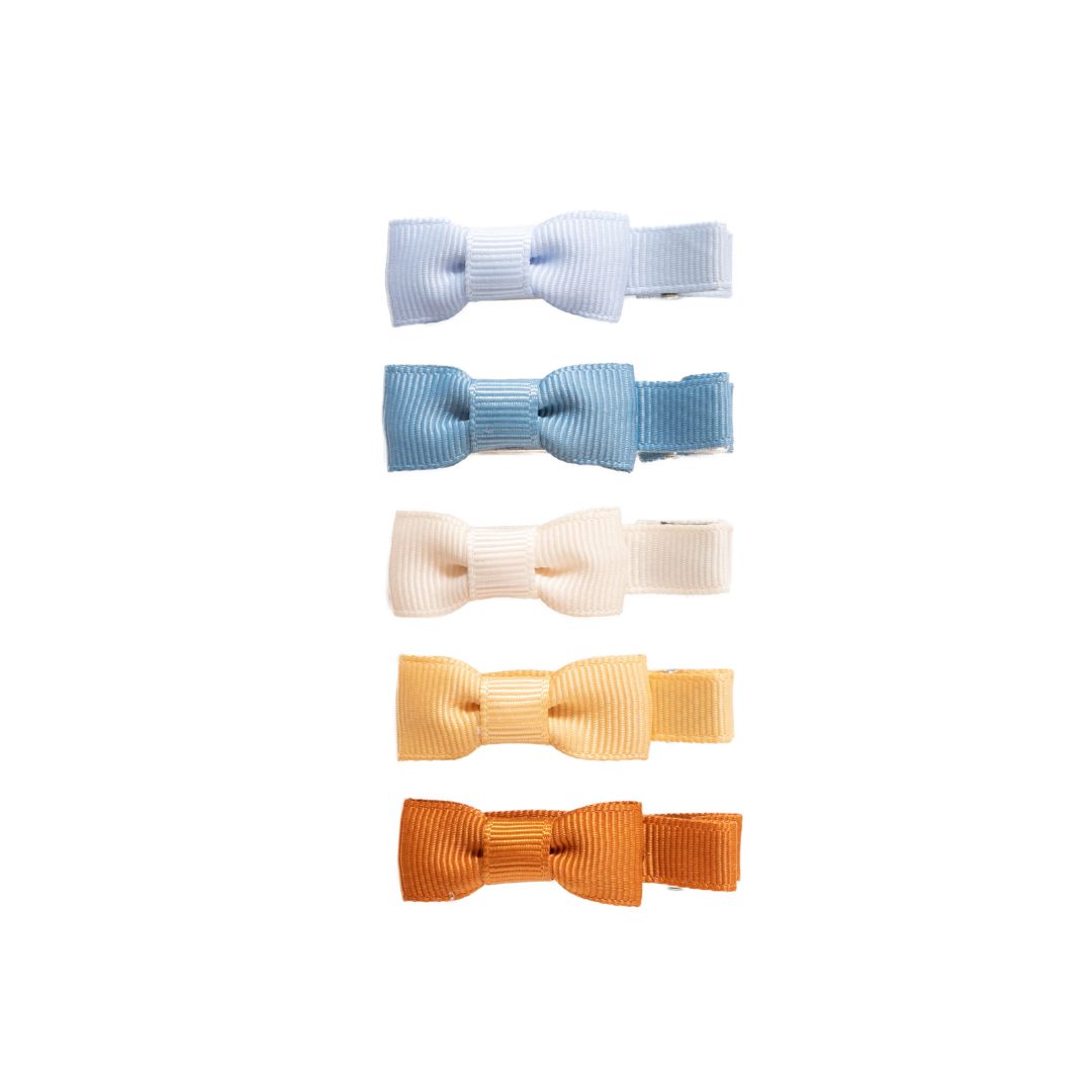 Mini Bow Clip Set Averil | summer in Tuscany