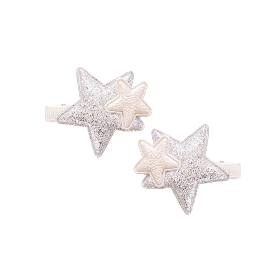 Double star clip set Amira | galaxy/moonbeam