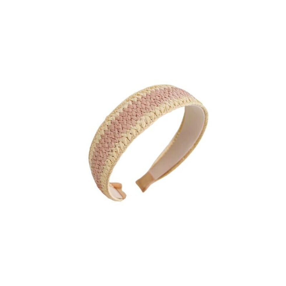 Teens raffia headband| Rose Dune