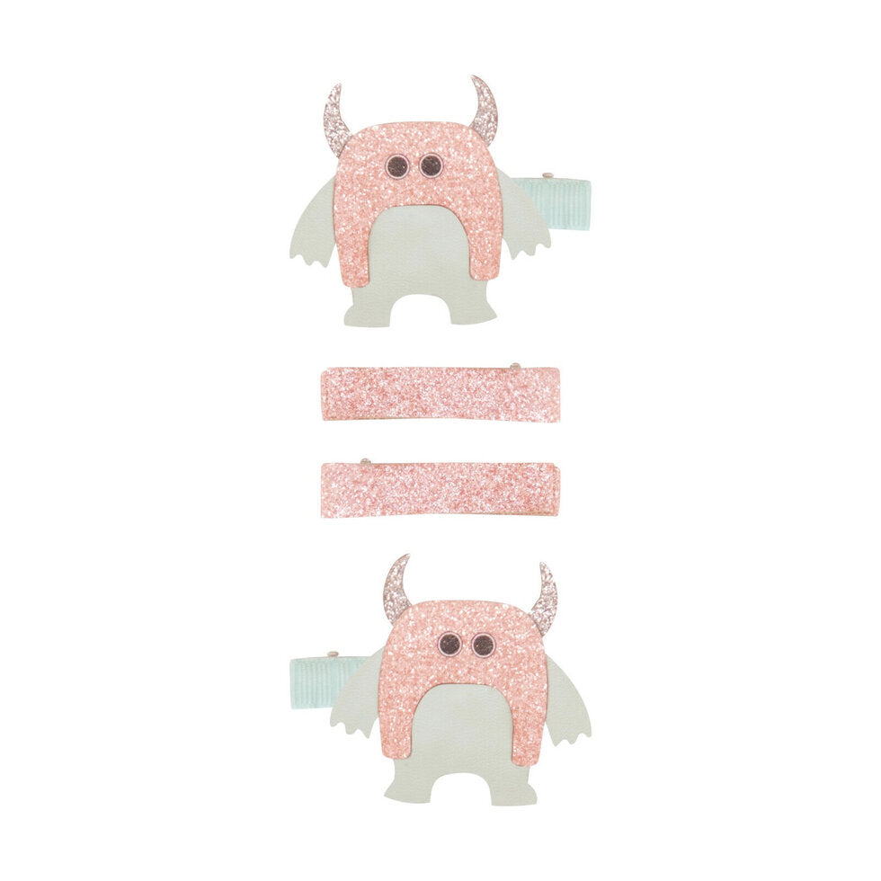 Boo loves Glitter Monster Clips | Spearmint