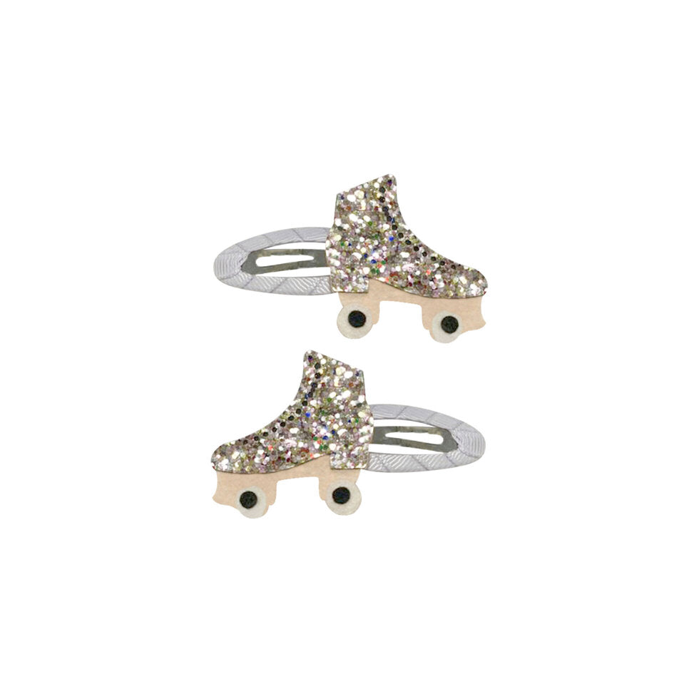 Galaxy roller skate hair clip set | Pinklet