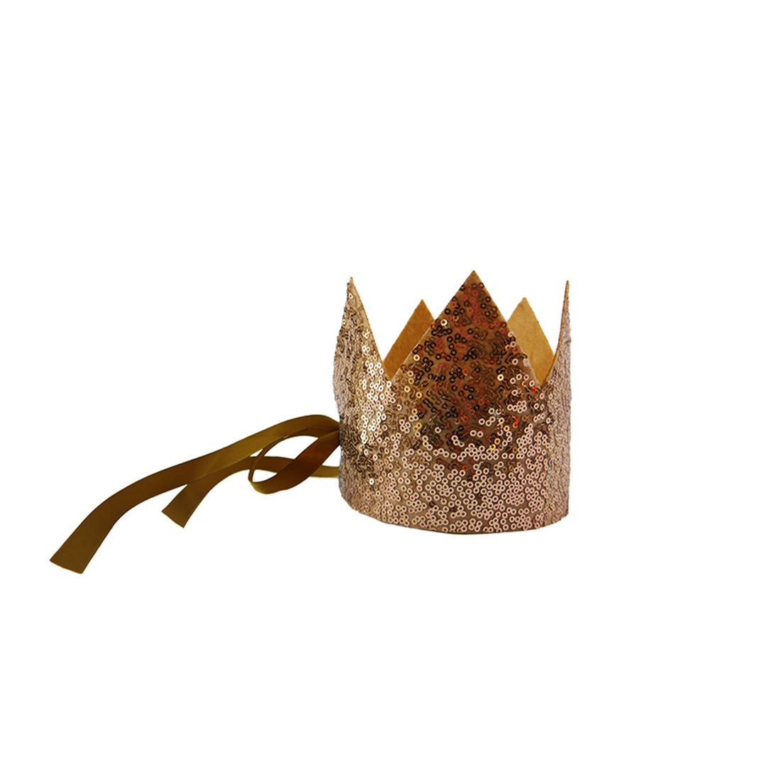 Sequin crown Victoria | nutmeg