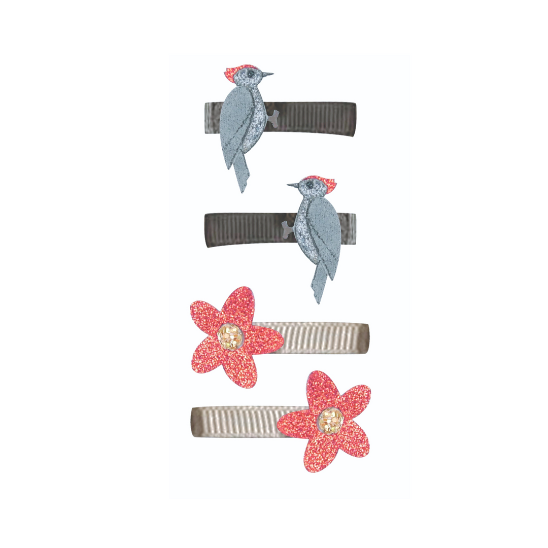 Hair clip set | woodsy pals