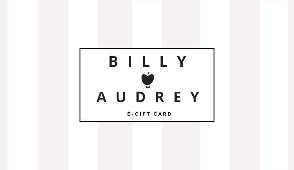 Billy loves Audrey E-Gift Card