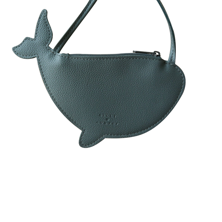 Small bag delicate whale | charcoal