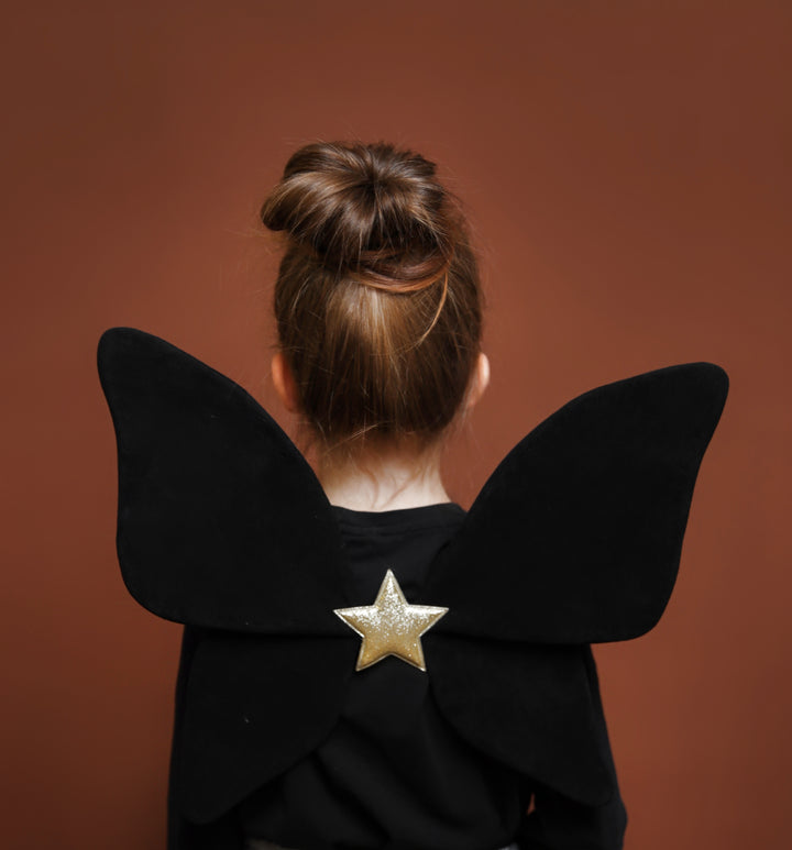 Vintage Feenflügel Darcy | Black Velvet