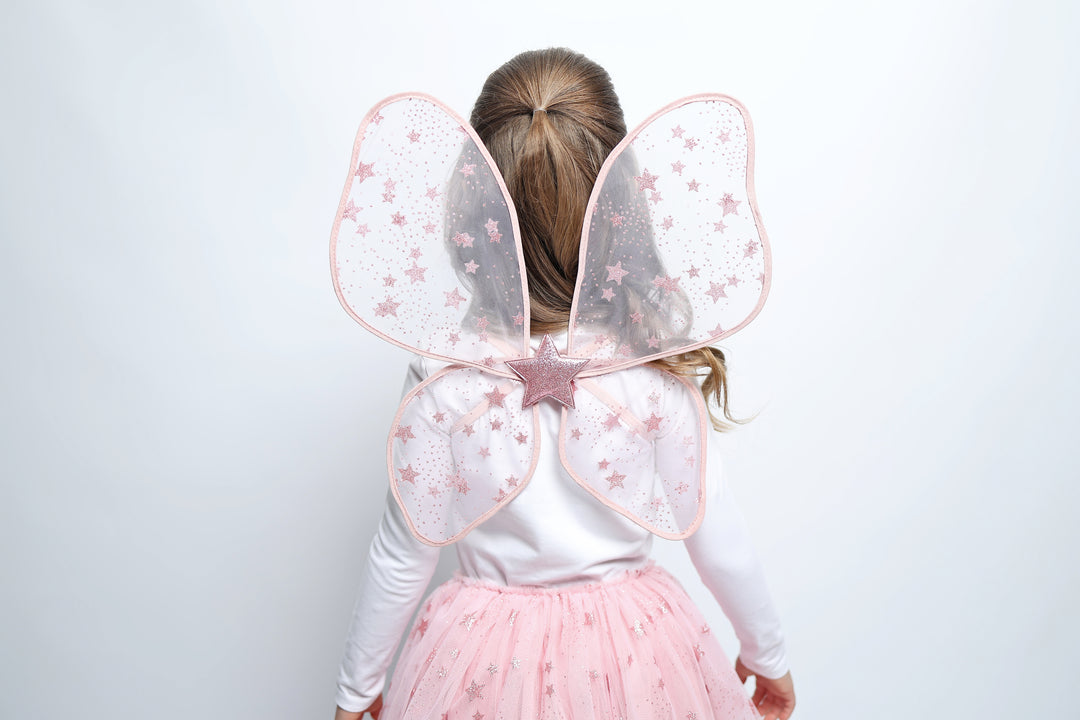 Vintage Tüll Feenflügel Darcy | Galaxy Blush