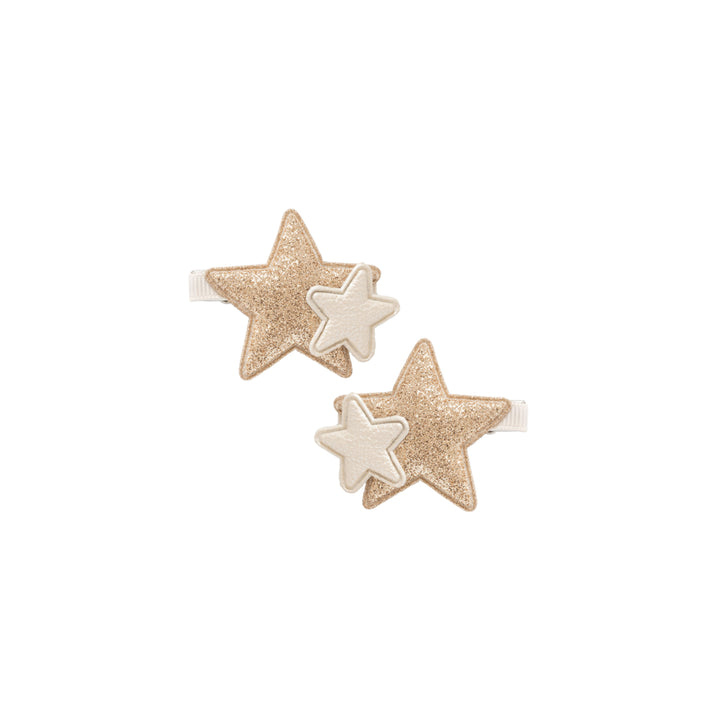 Double star clip set Amira | goldrush/moonbeam