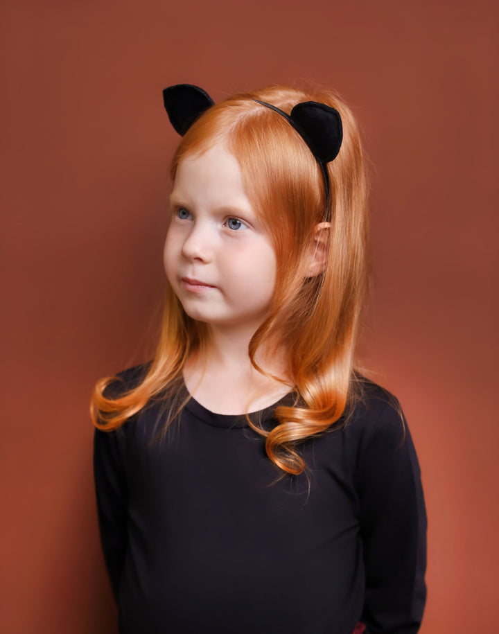 Batcat Gracy headband | Black Velvet