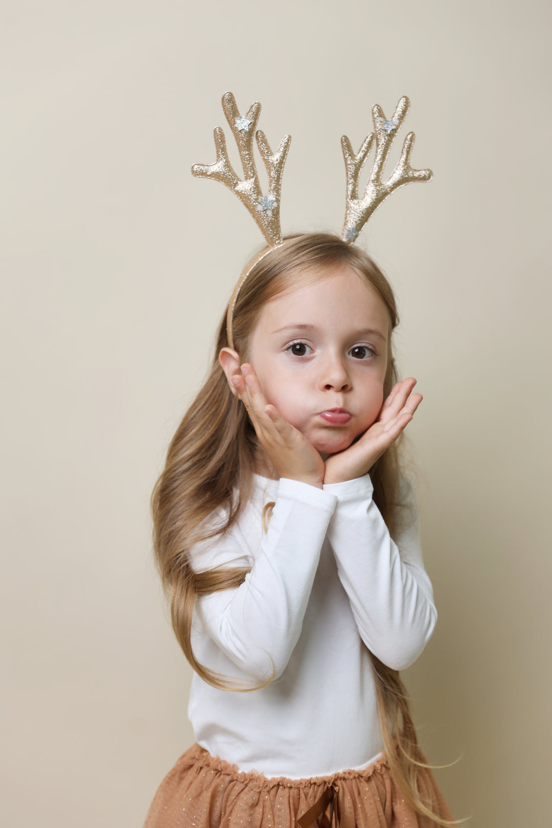 Glitzer Geweih Haarreif | Cupid