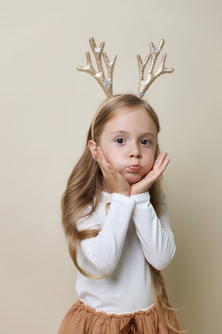 Glitzer Geweih Haarreif | Cupid