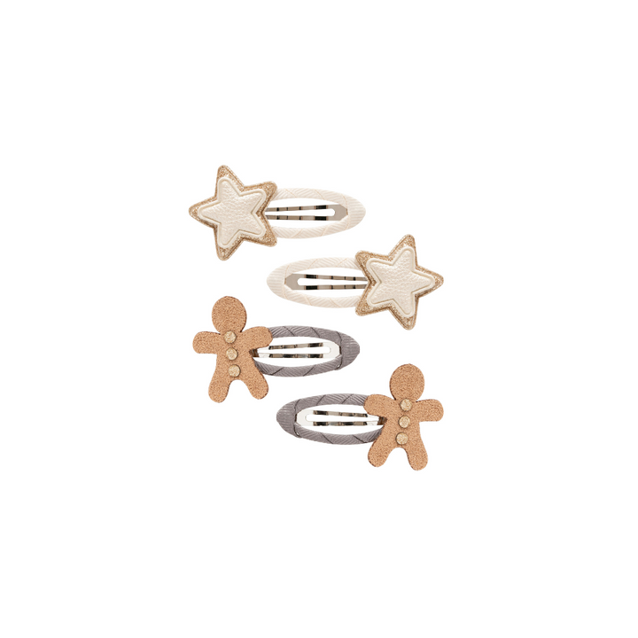 Lebkuchen Haarklammern | goldrush/gingerbread