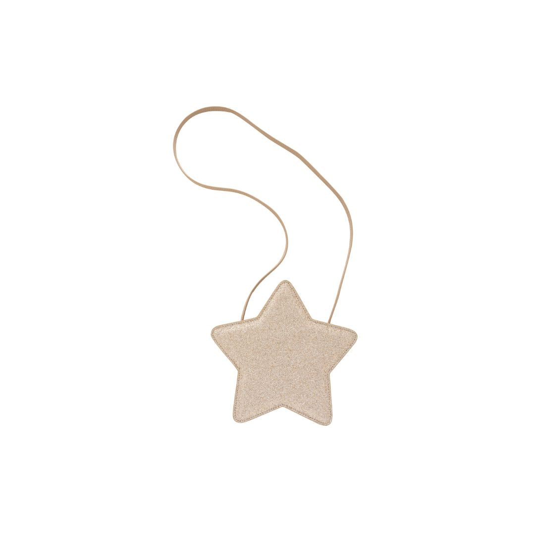 Glitter Star Tasche | Champagner Gold