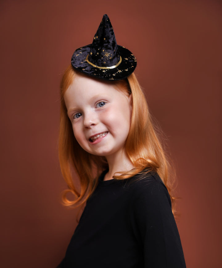Glinde Witch Hat Headband | Astro Black