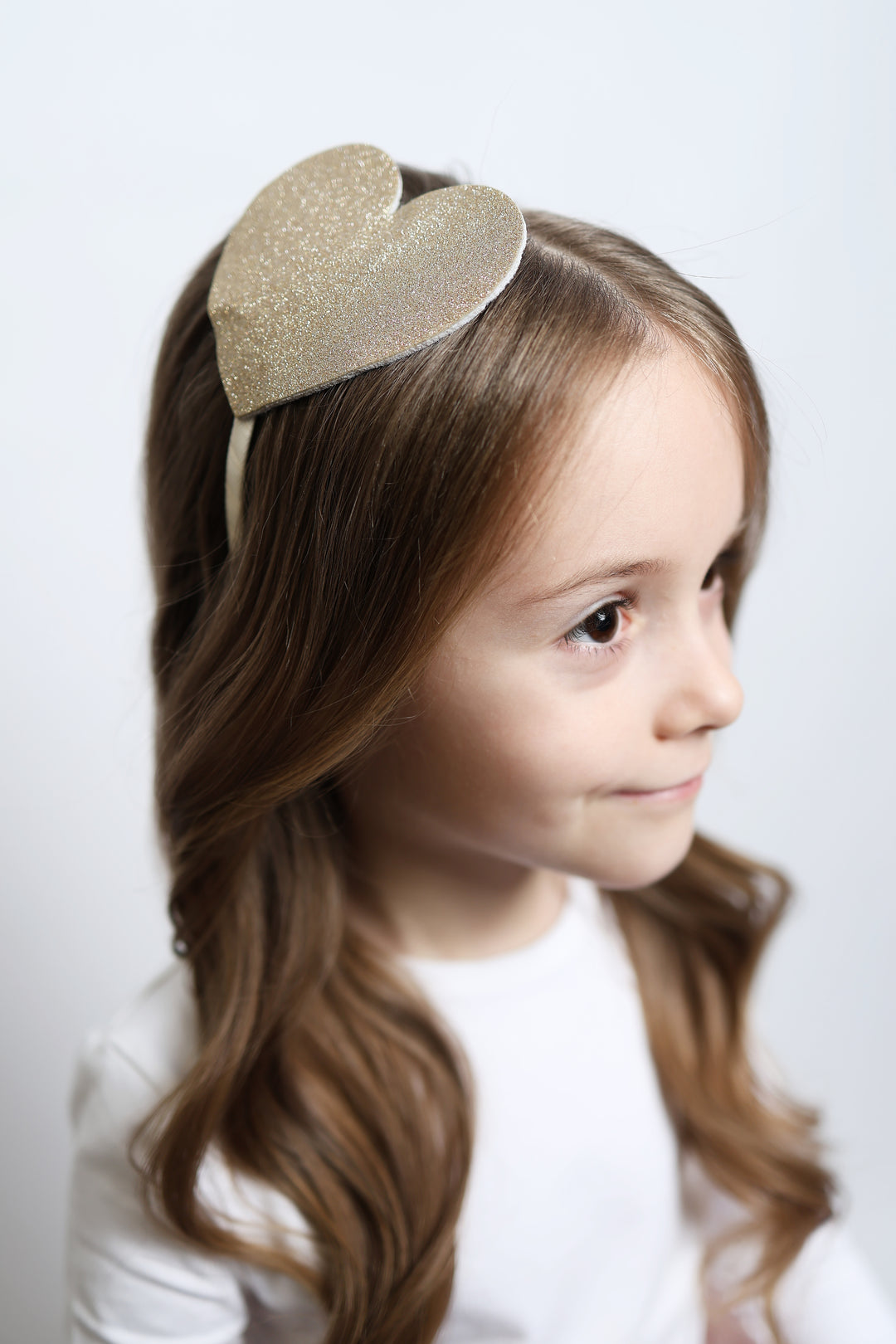 Oversize Herz Haarreif Lola | Golden Haze