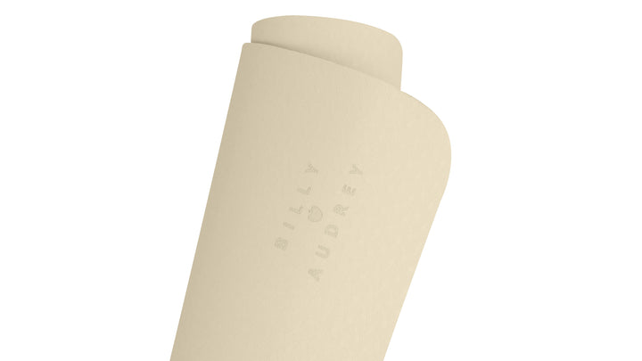 TPE yoga mat Billy | ivory/charcoal