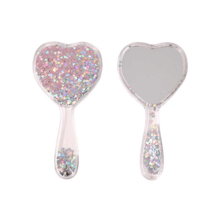 Herz Spiegel mit Glitzer | Candy Sparkle