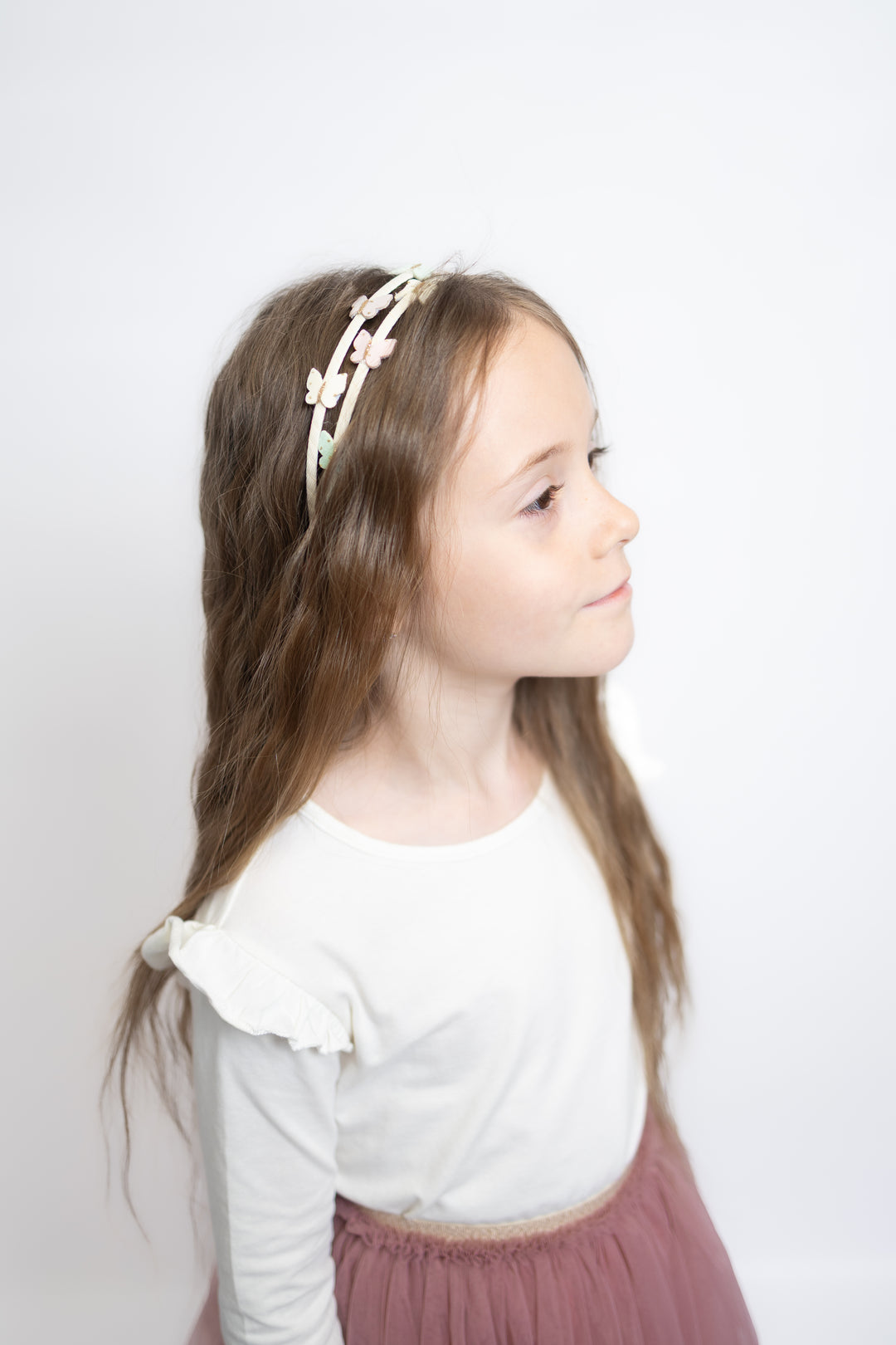 Double headband butterflies| Crepe/Kiss