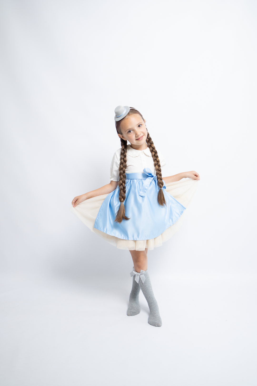 Oktoberfest hat headband | cloud in gray