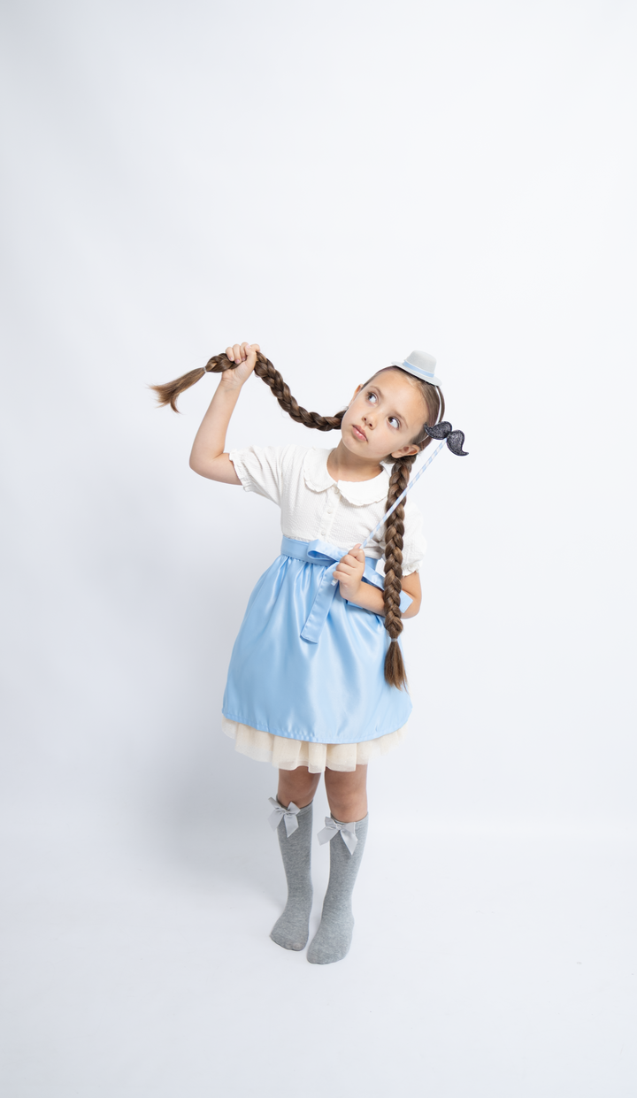 Magic wand moustache | bavarian blue