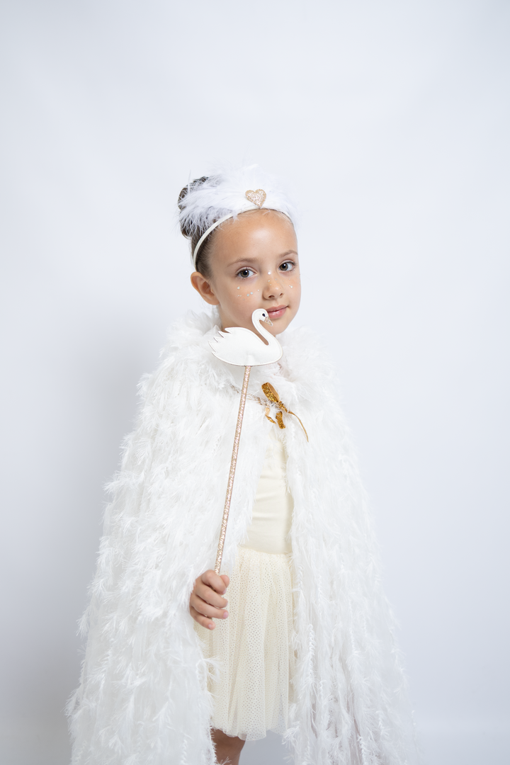 Swan cape | ivory