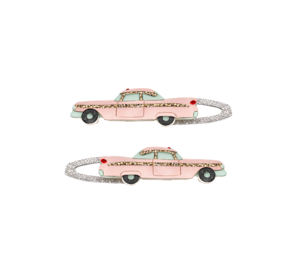Joyride Car Haarspange Set (Rose/Mint)