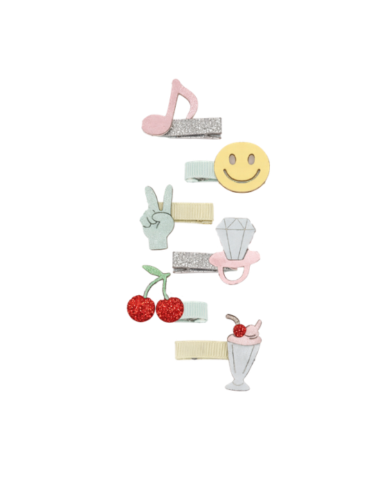 Pop Icons Haarspangen Set (Pastel Blend)