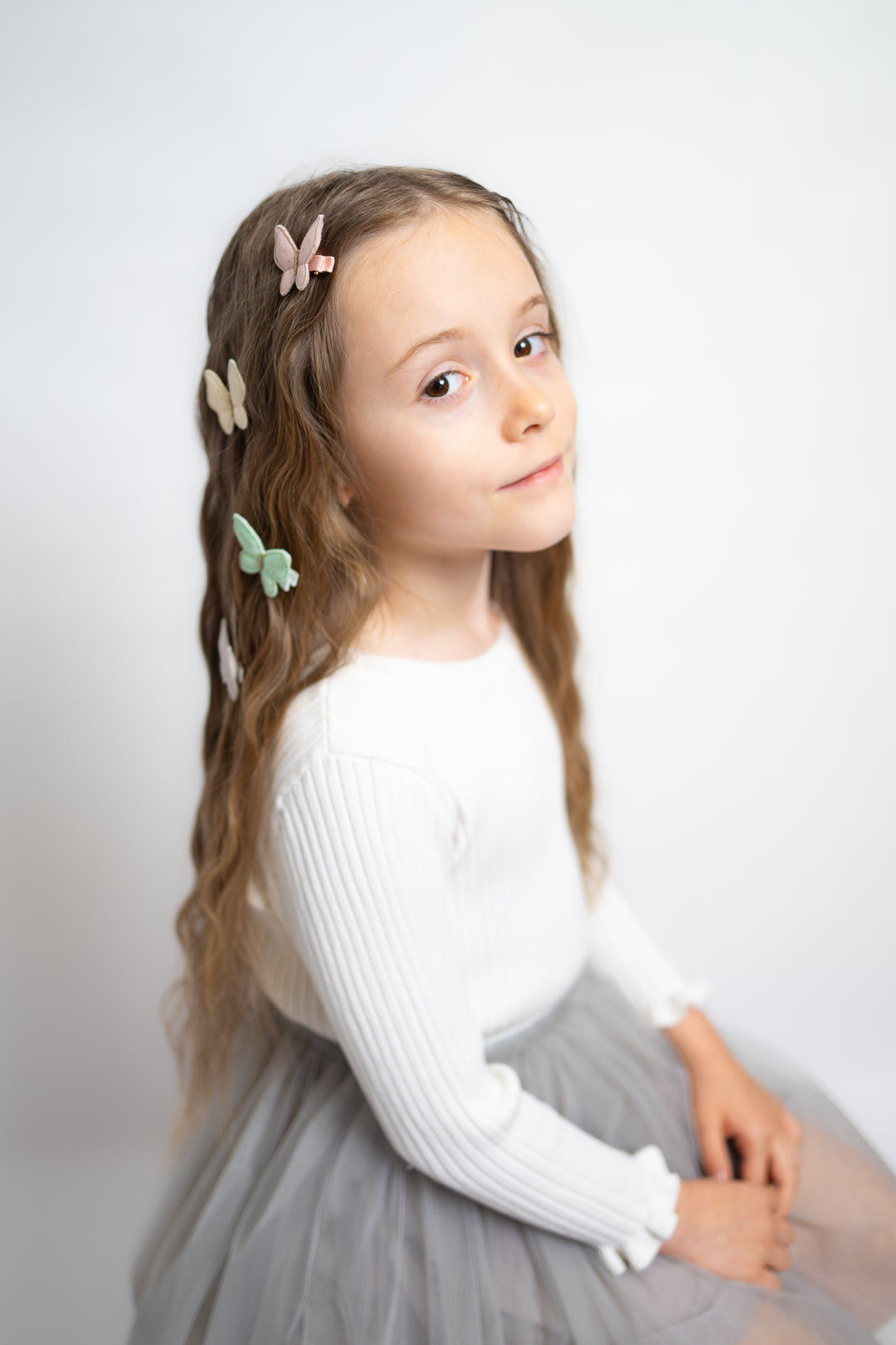 Schmetterling Clip Set Amelia | Powder Petal