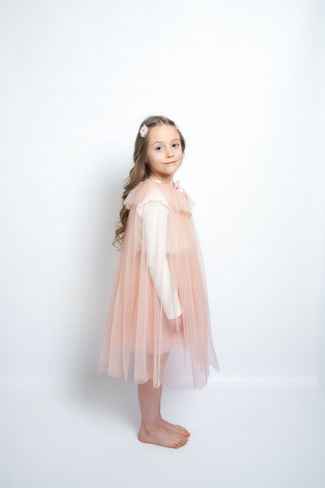 Magischer Umhang Trisha | Glitter Strawberry Cream