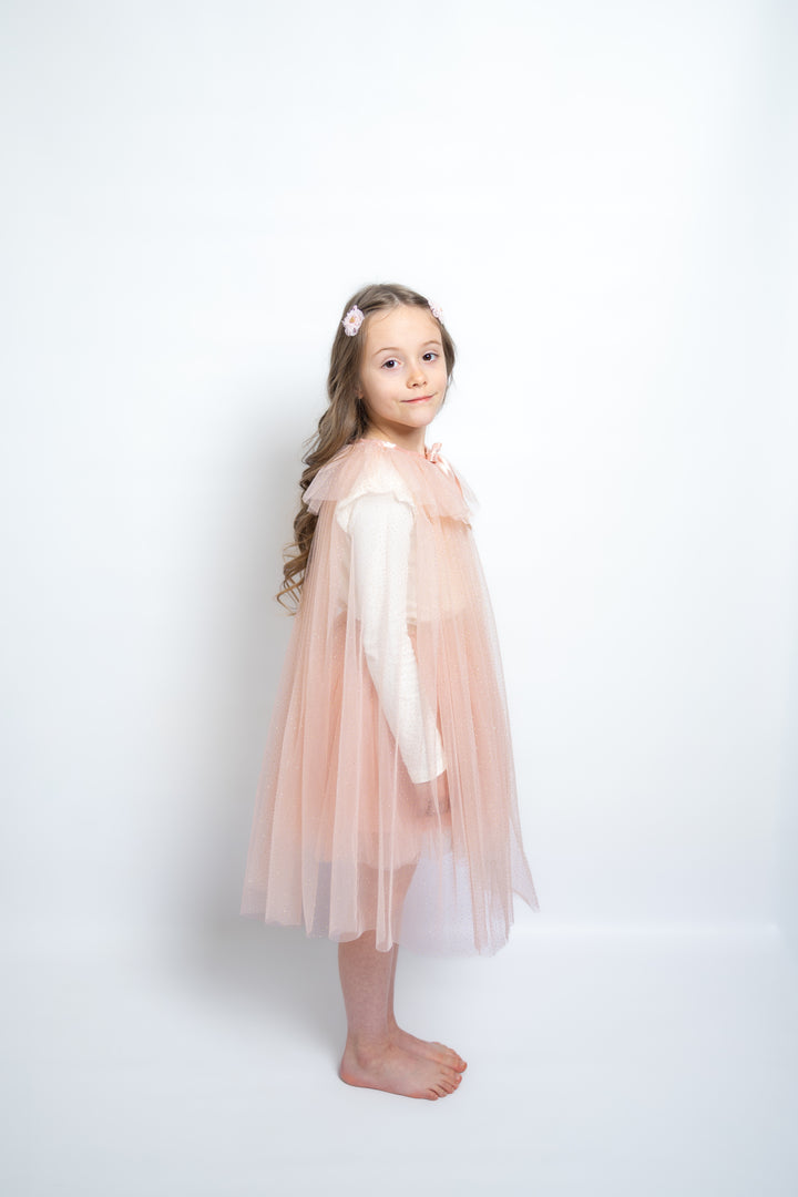 Magischer Umhang Trisha | Glitter Strawberry Cream