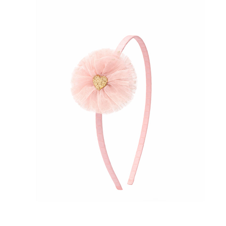 Tüll-Glitzerherz-Haarreif   |  Sparling/Rose