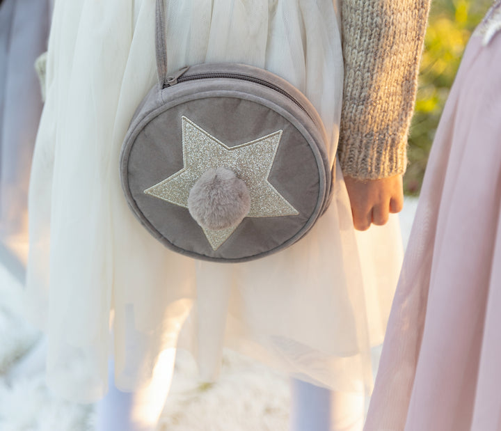 Carnival Pom Pom bag | taupe