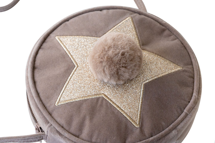 Carnival Pom Pom bag | taupe