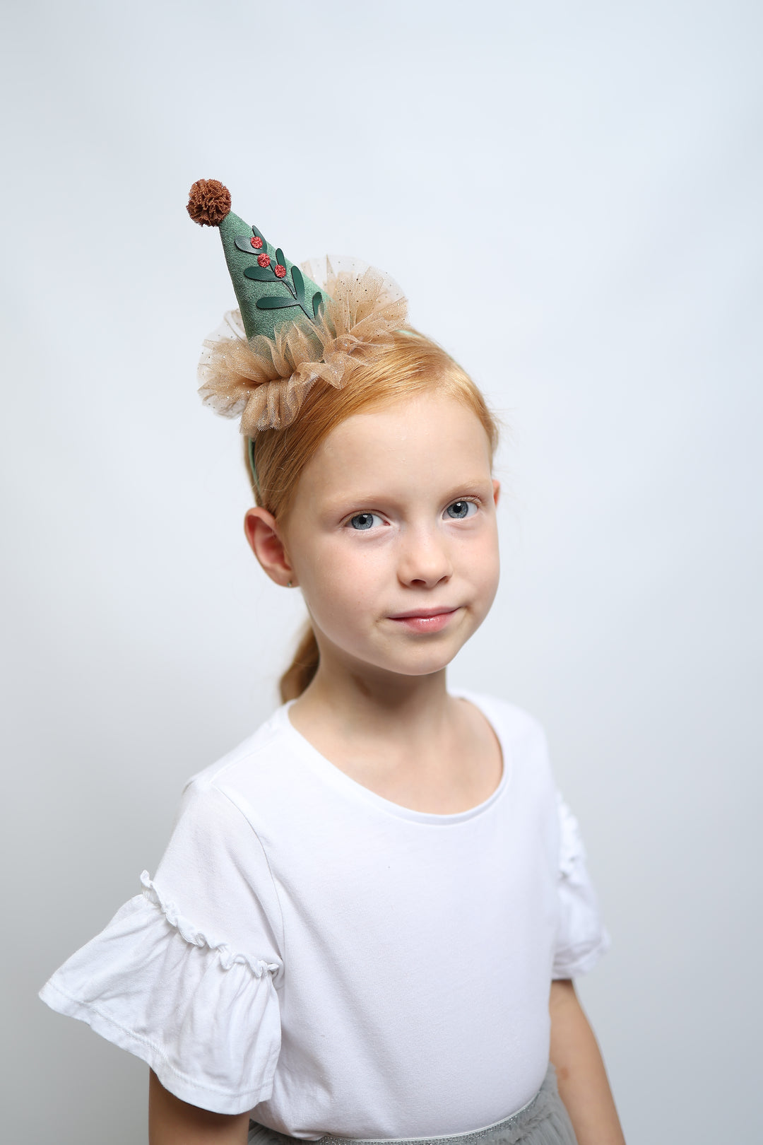 Party hat headband Tilda | Strawberry Cheesecake