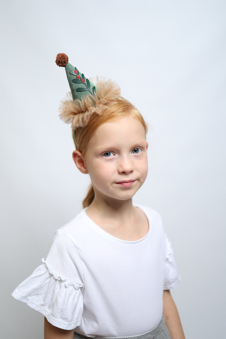 Party hat headband Tilda | Strawberry Cheesecake
