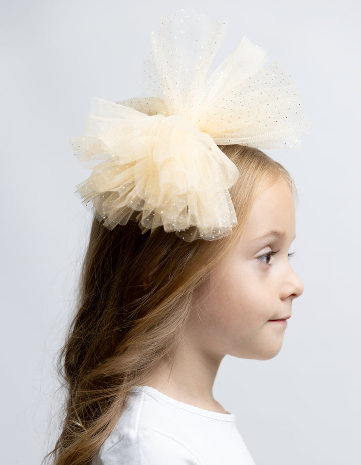 Headband Lady Penelope | sparkling gold