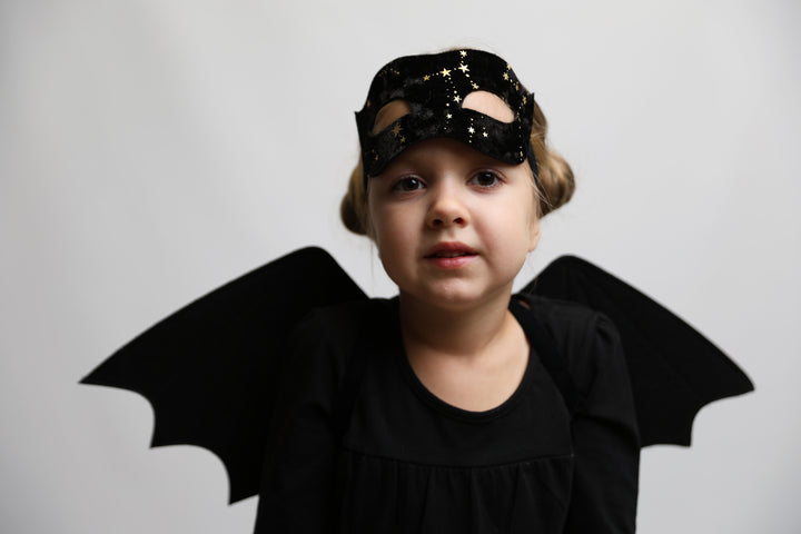 Luna velvet mask | Astro Black