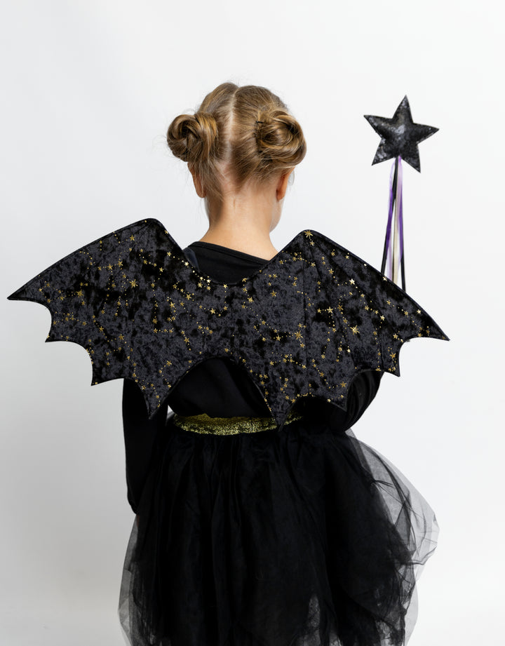 Field mouse velvet wing Luna | Astro Black