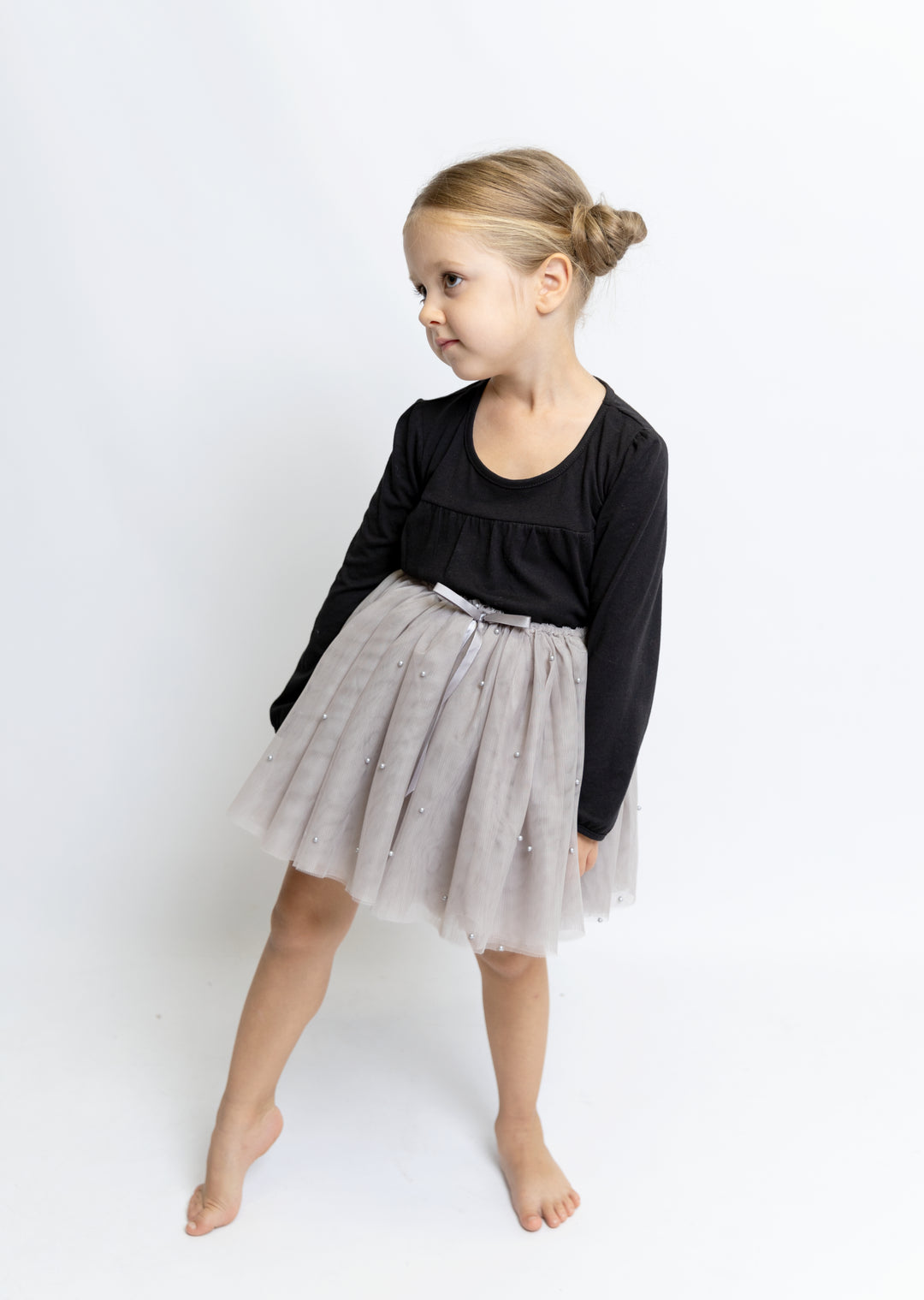 Tulle skirt tutu Audrey with pearls | skyscraper