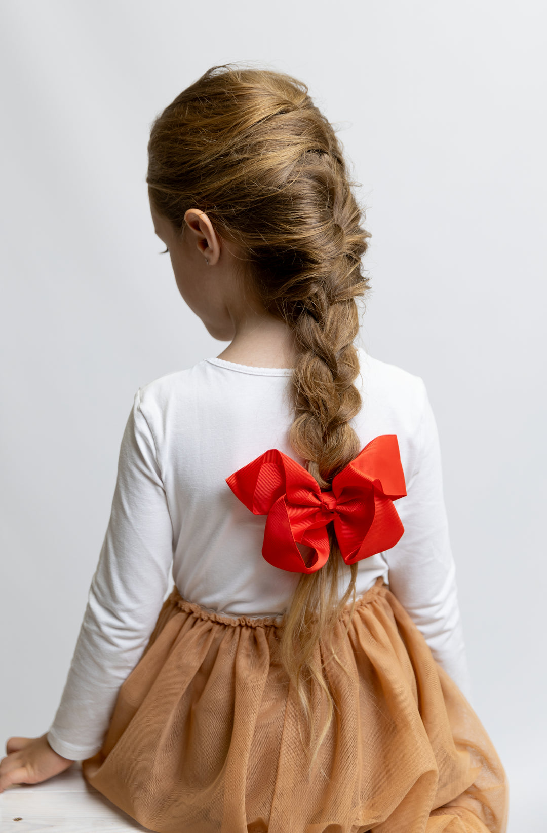 Oversized Bow Clip Mathilde | santa baby