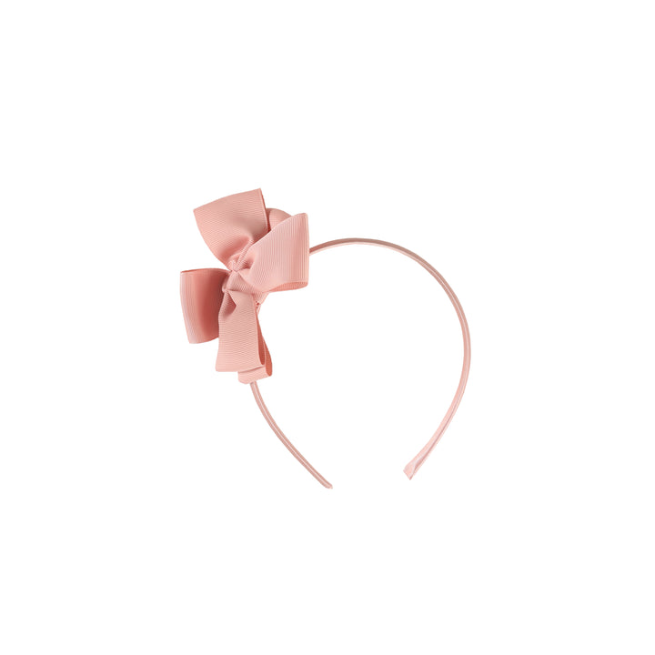 Headband Lizzy with bow | powder rose