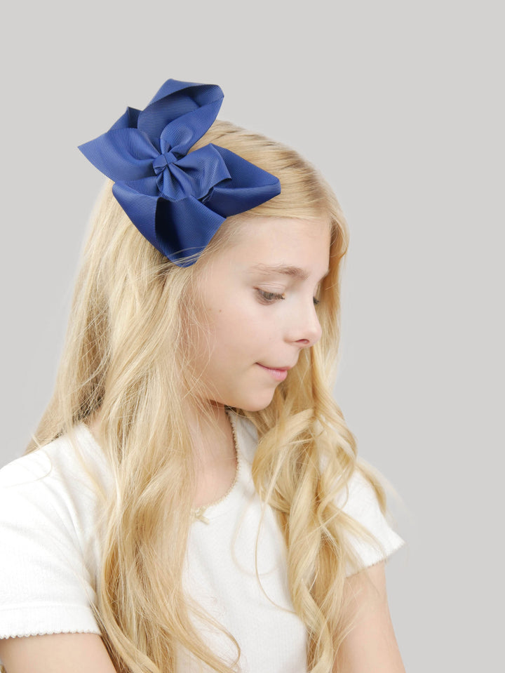 Oversized Bow Clip Mathilde | london sky