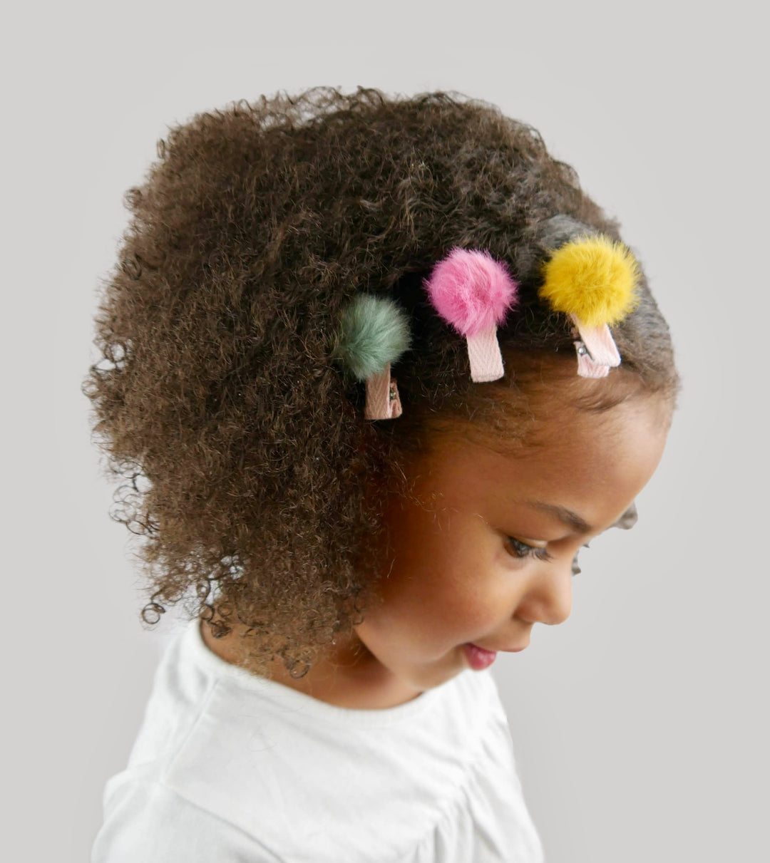 Fluffy Pom Pom Clip Set | sue