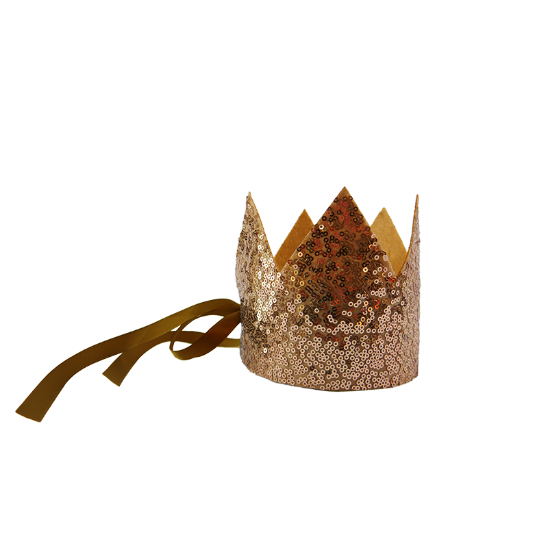 Sequin Crown | Victoria : nutmeg