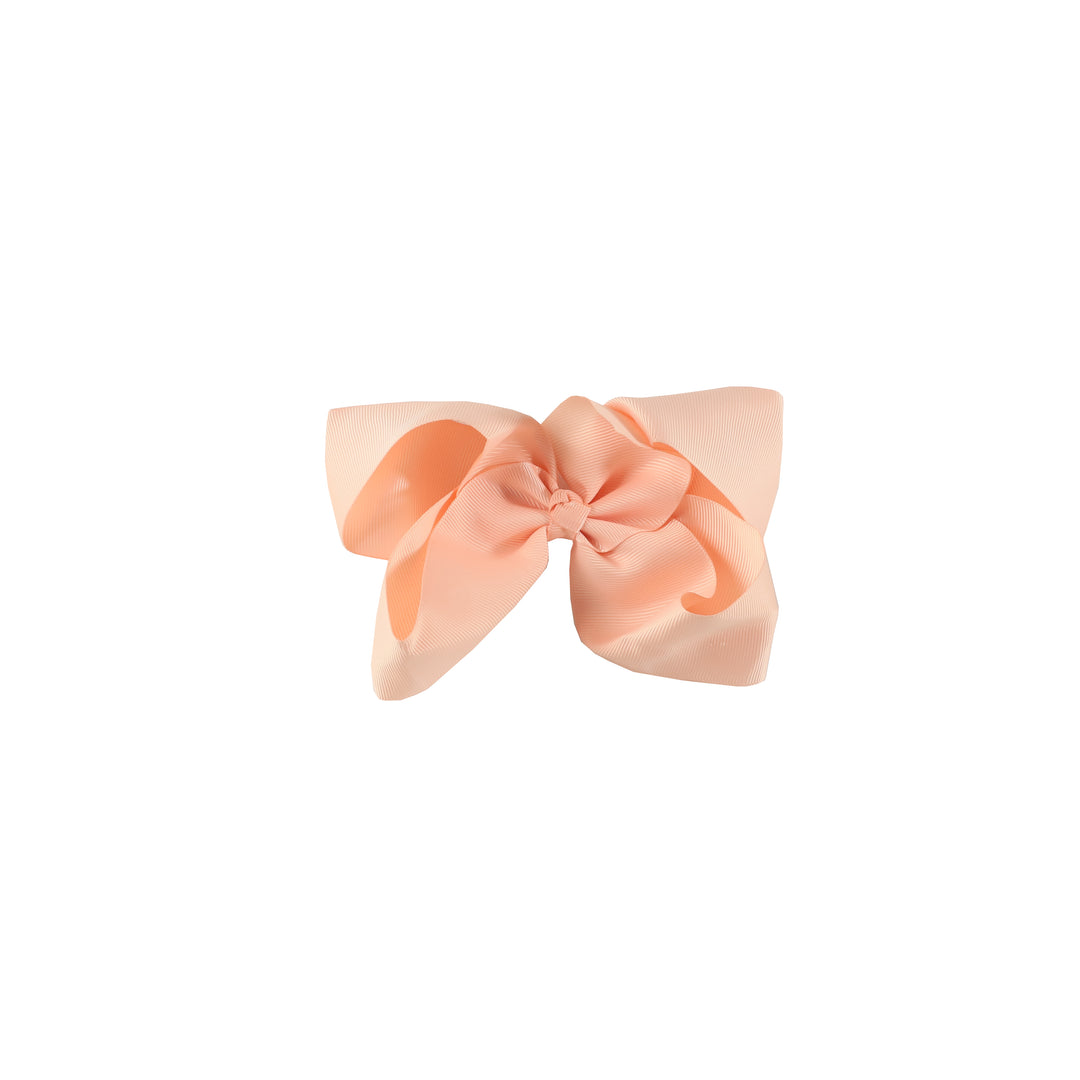 Oversized Bow Clip Mathilde | creamy peach