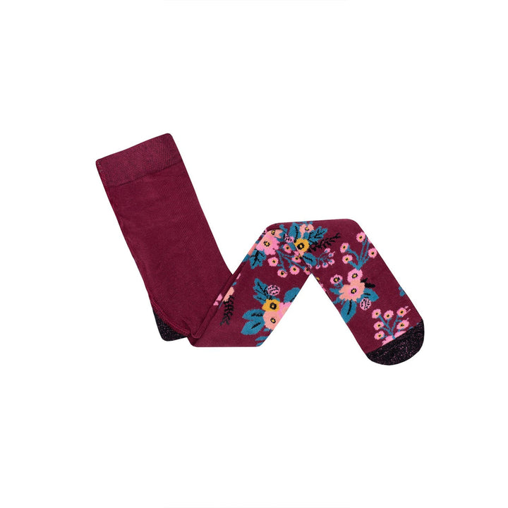 Tights Secret Garden | plum