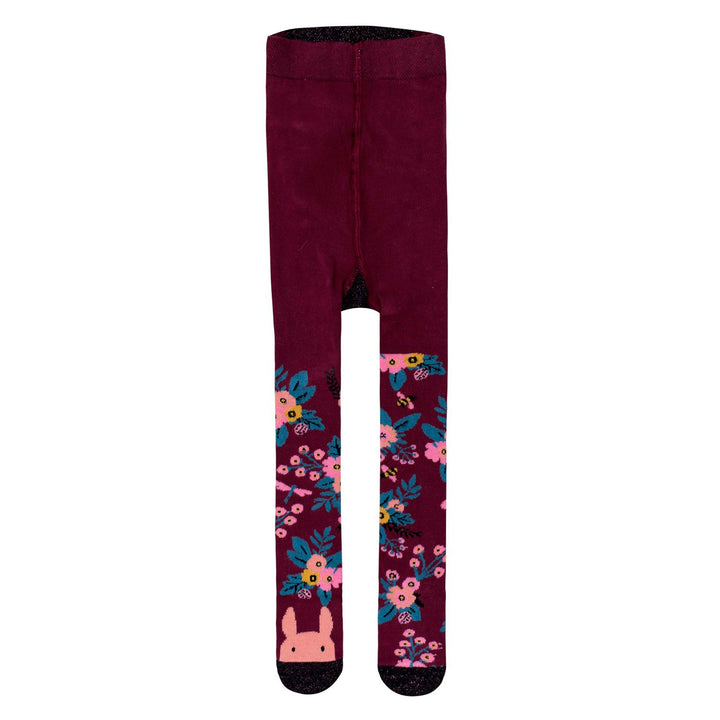 Tights Secret Garden | plum