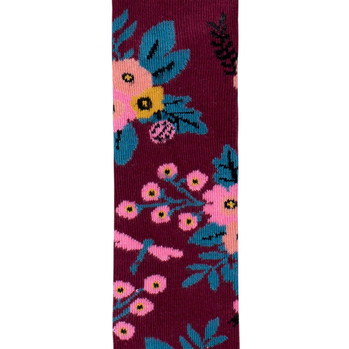 Tights Secret Garden | plum